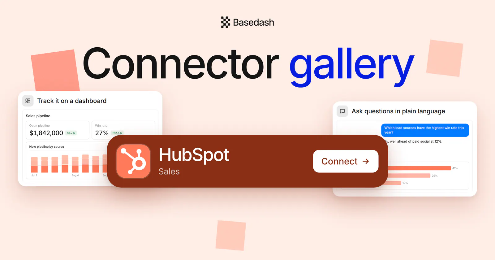 Introducing the Basedash Connector gallery